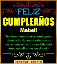 GIF Frases de Cumpleaños Mabeli